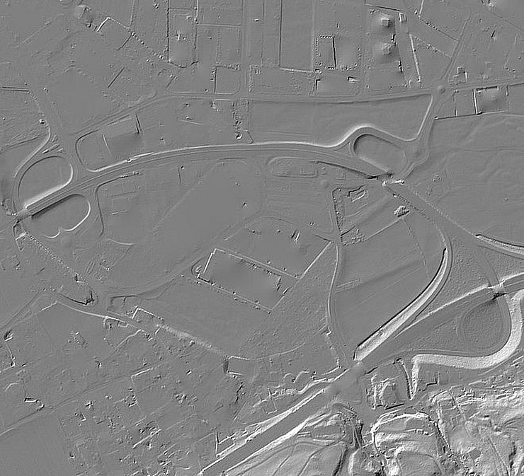 Digitales Geländemodell, Innsbruck DEZ, Stand 2007