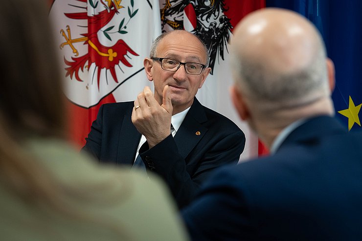 BM Kocher im Gespräch mit LH Mattle