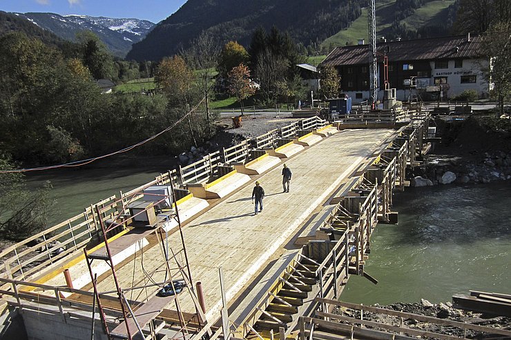 Fertiggestellte Tragwerksschalung 12.10.2013