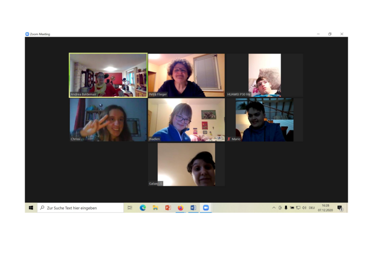 © Lande Tirol/Servicestelle Gleichbehandlung Teilnehmende Zoom-treffen