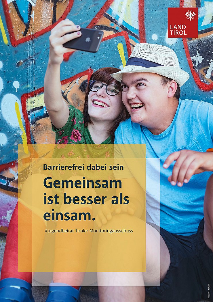 © Land Tirol/ Berger Plakat gemeinsam ist besser