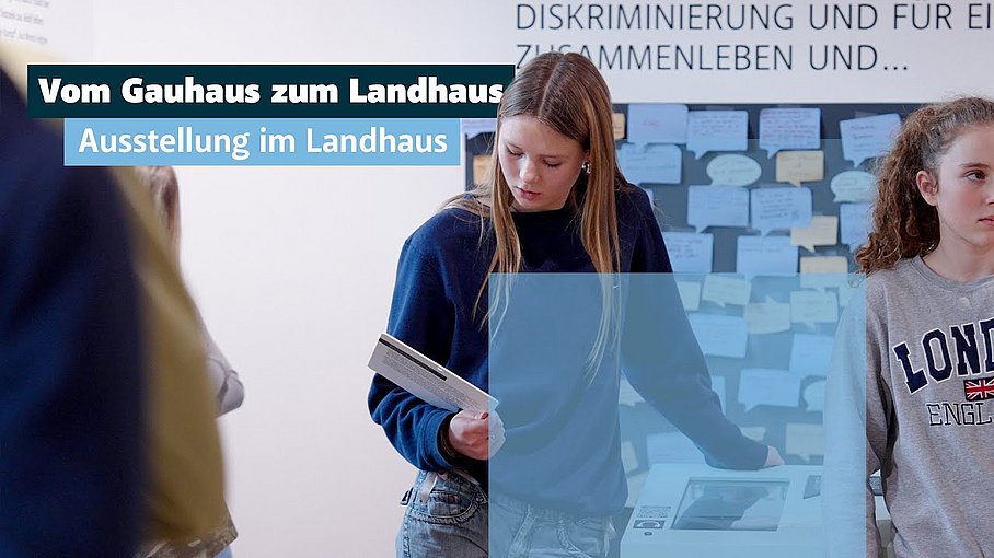 Schülerinnen und Schüler im Landhaus.