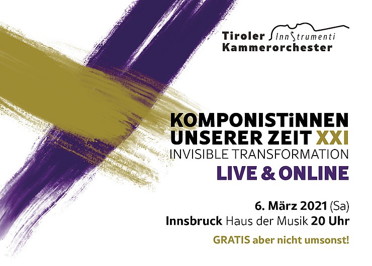 © Innstrumenti Postkarte Tiroler Kammerorchester Konzert 6. März 2021