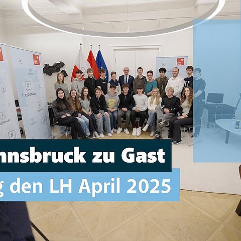 HAK Innsbruck zu Gast, Frag den LH April 2025
