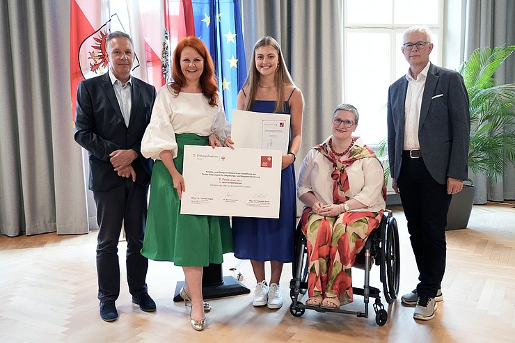 Den zweiten Preis erhielt Jana Schweinberger von der BHAK/BHAS Schwaz.