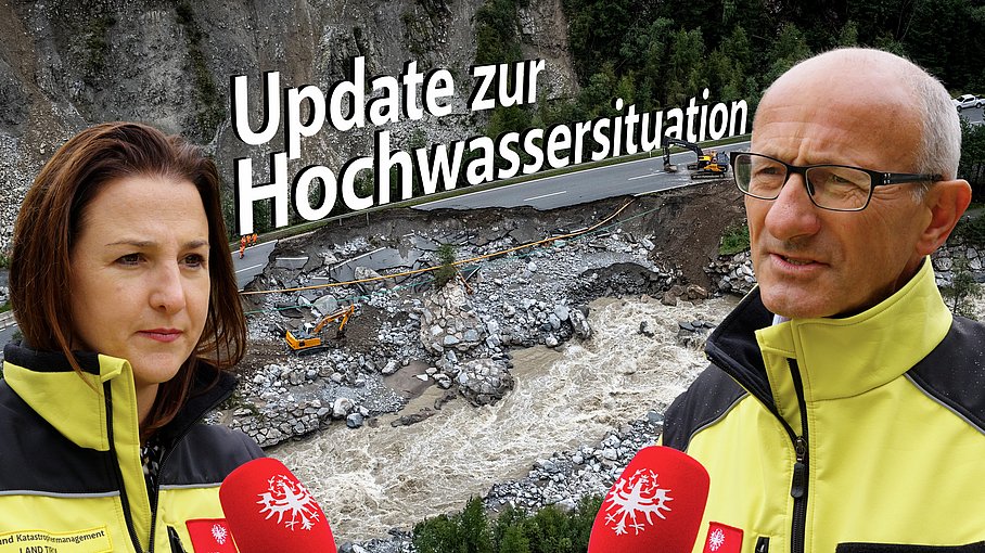 © Land Tirol/Christanell Aufräumarbeiten nach Hochwasser in Tirol