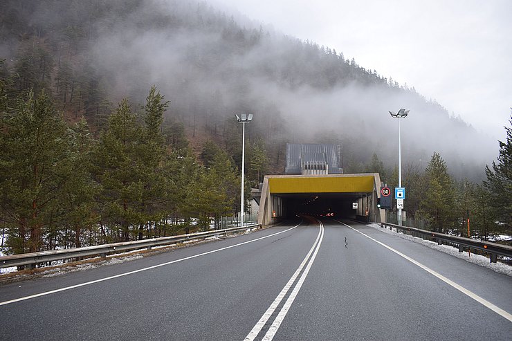 © Land Tirol Das Südportal des Lermooser Tunnels