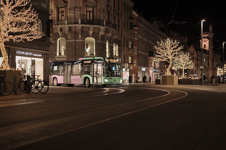© VVT Bus in Innsbrucker Innenstadt
