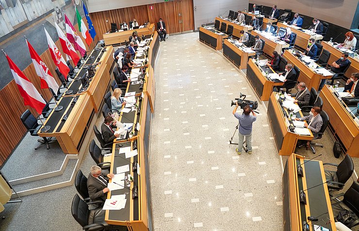 Unter Vorsitz von LTPin Sonja Ledl-Rossmann wurde die Tagesordnung für den Dreier-Landtag im Oktober beschlossen.