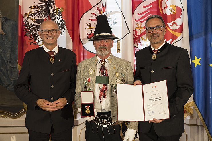 © Land Tirol/Sedlak Verdienstmedaille