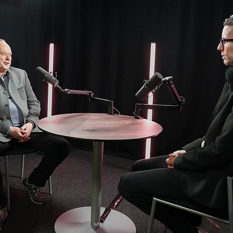 Stotter und Moderator