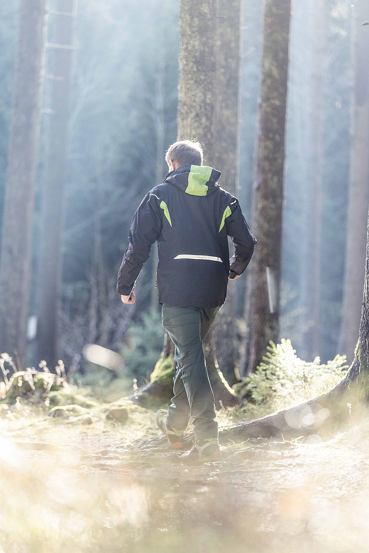 © Land Tirol/Simon Rainer Forstpersonal im Wald