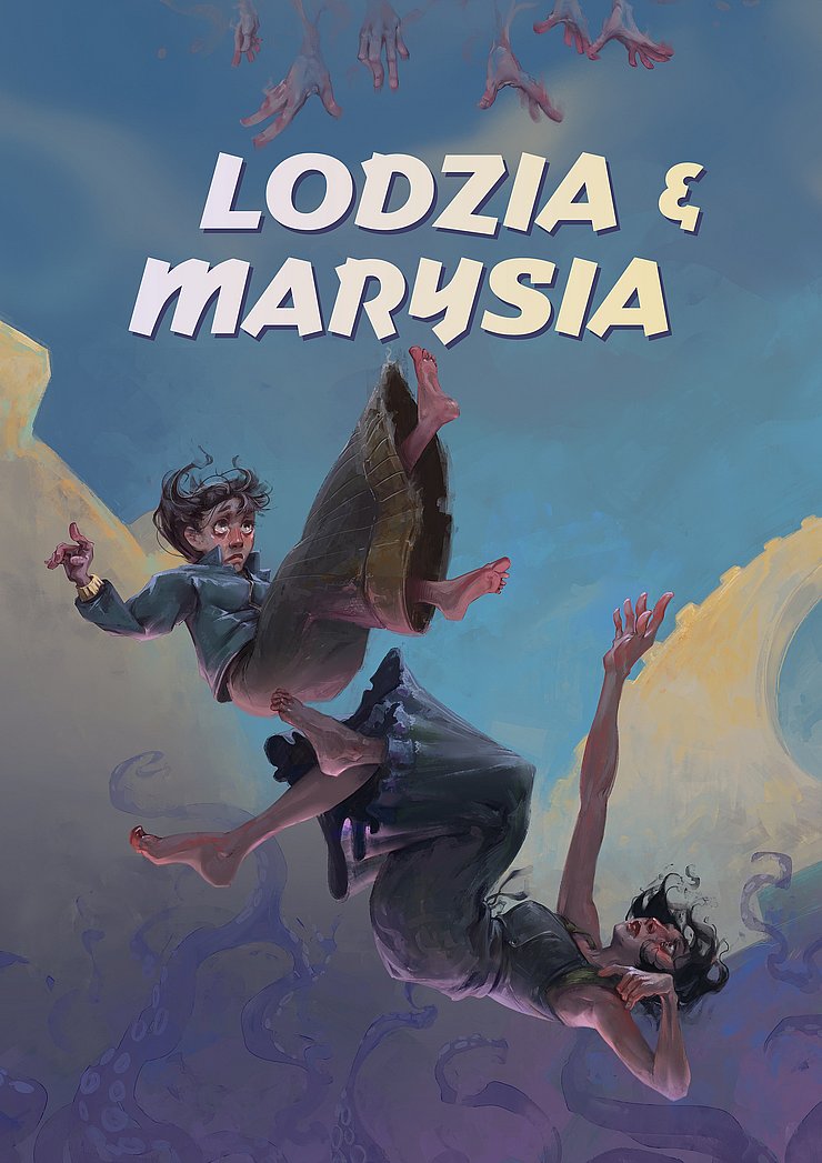Das Cover der Graphic Novel „Lodzia und Marysia“ – eine Illustration des Tirolers Alwin Hecher. 