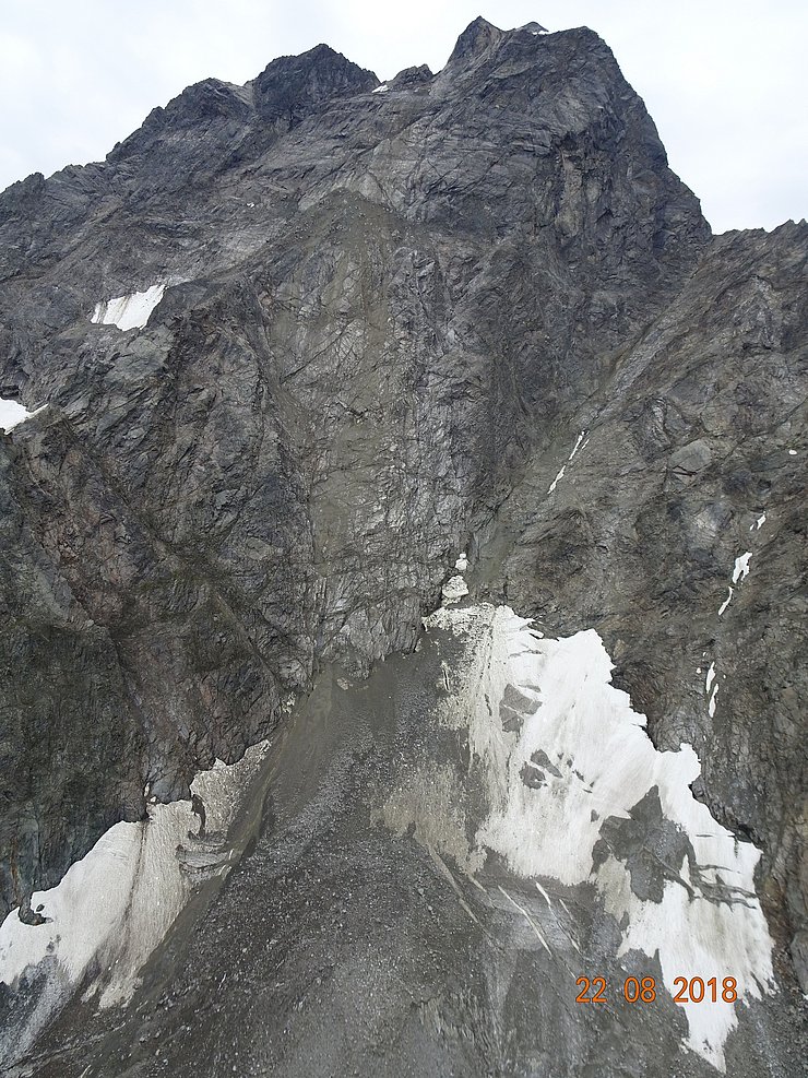 © Land Tirol/Fb. Landesgeologie Blockstürze Rofelewand, Gemeinde St. Leonhard i. P.