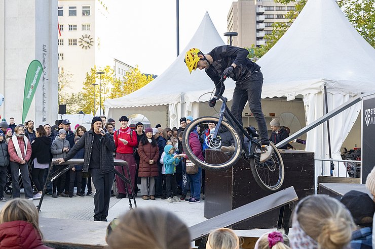 Auch Action-Sport kam beim Tag der offenen Tür nicht zu kurz.