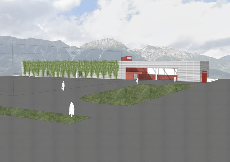 © Mario Ramoni 3D-Modell der neuen Druckerei.