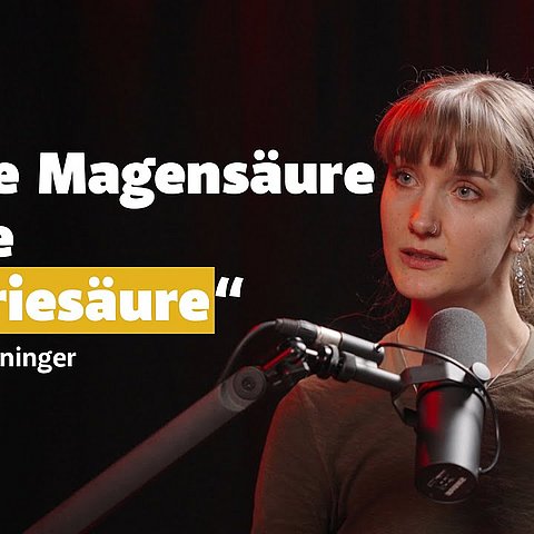 „Seine Magensäure ist wie Batteriesäure" -Elisabeth Weninger
