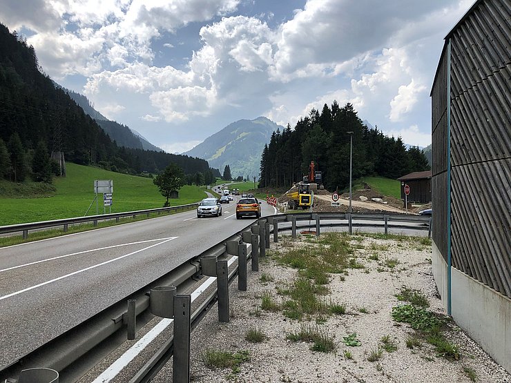 Erdarbeiten Umbau Westeinfahrt