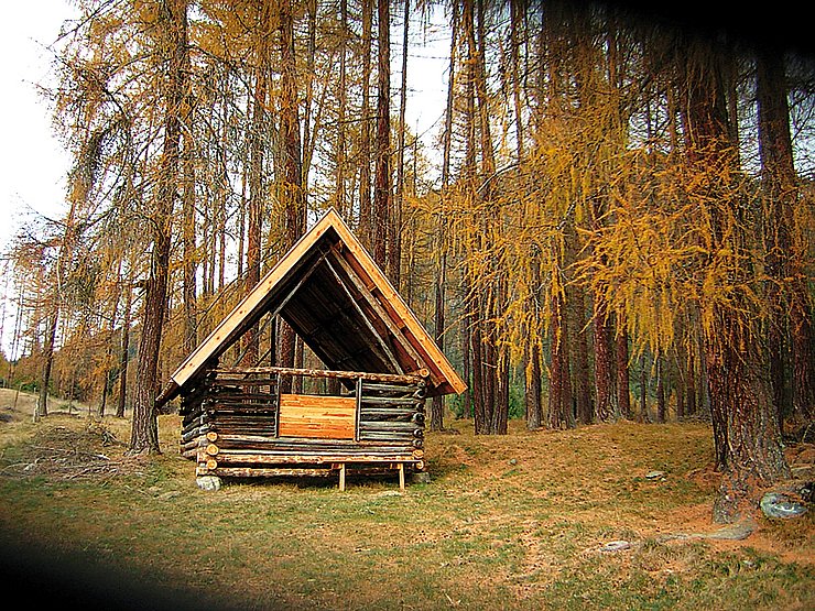 © Land Tirol/Revital Sanierter Lärchenwiesenstadel