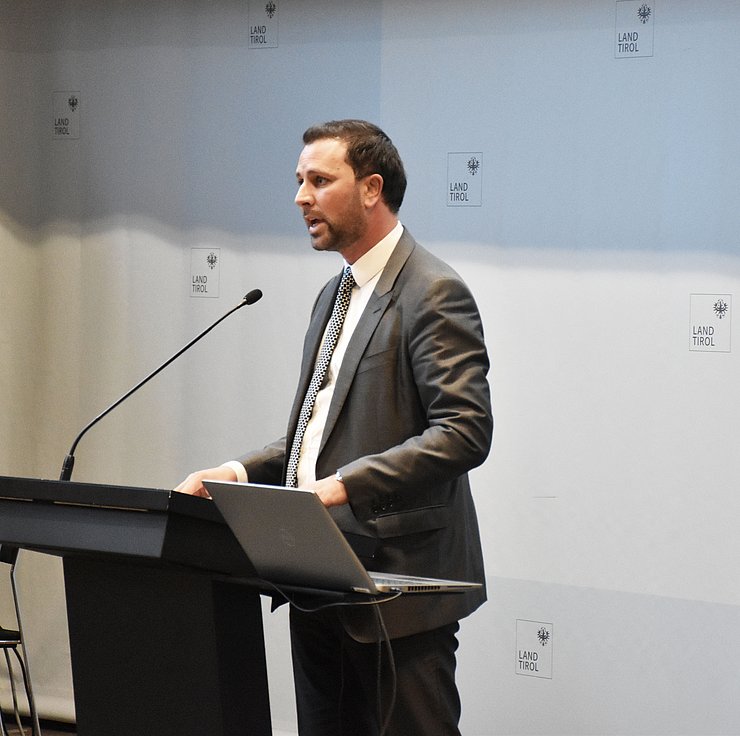 © Land Tirol/Hörmann LHStv. Georg Dornauer während seiner Grußworte.