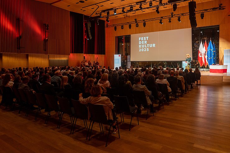 Auch heuer ging das Fest der Kultur im Großen Saal im Innsbrucker Haus der Musik über die Bühne.