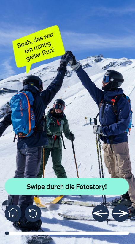 © snow.institute Screenshot aus dem Tool